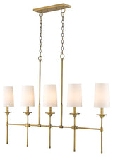 Zlite 3033-5L-RB 5-Light Island, Off White