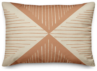 Loose Lines Triangle 14x20 Spun Poly Pillow