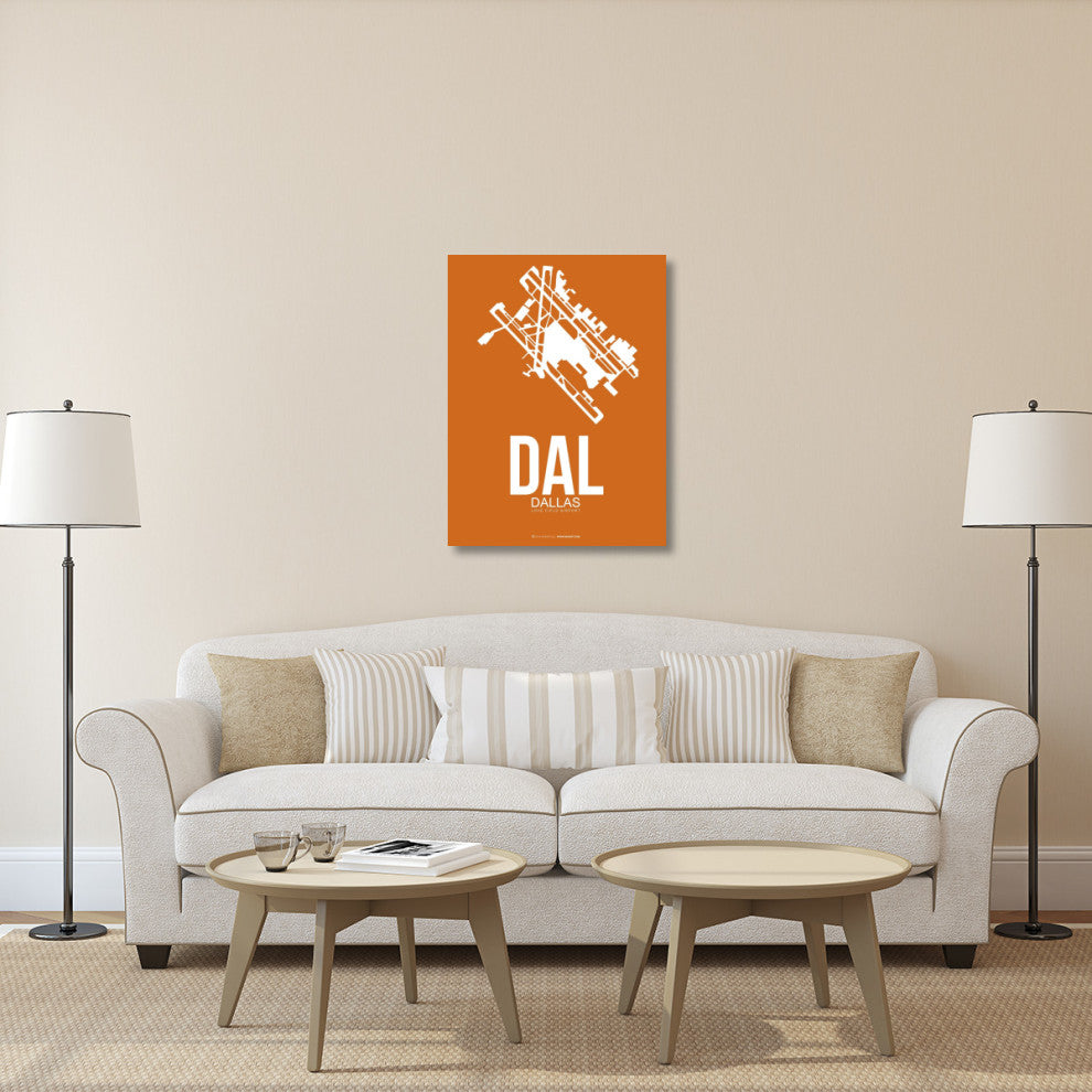"DAL Dallas Poster 2" Fine Art Print