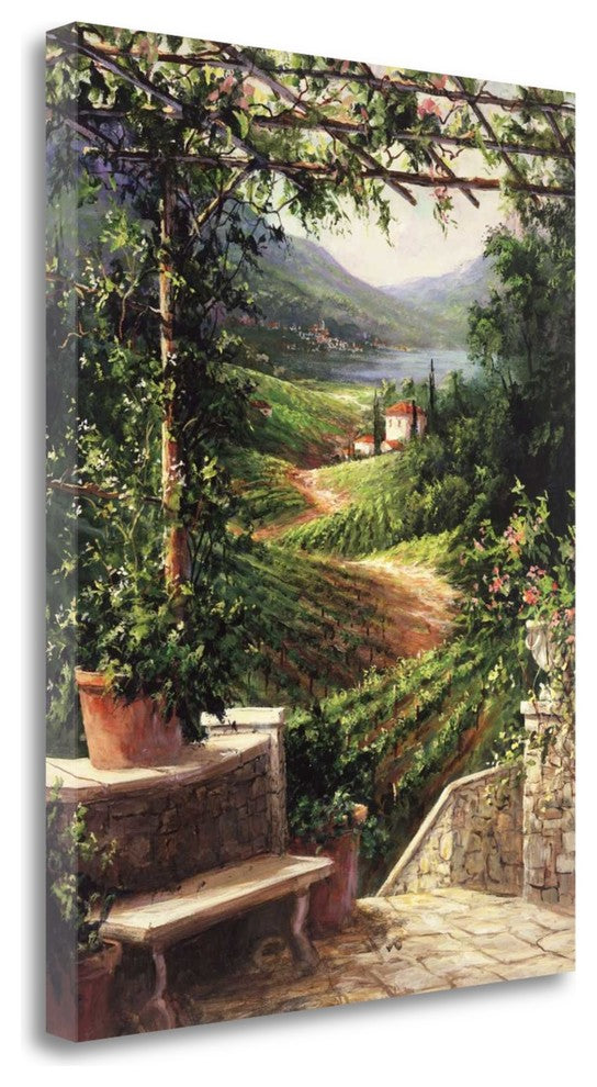 "Chianti VIneyard" By Art Fronckowiak, Giclee Print on Gallery Wrap Canvas