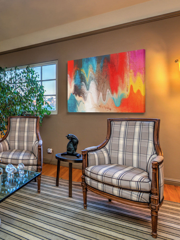 "Radiant Color" Painting Print on Canvas by Irena Orlov