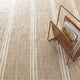 Dash & Albert Malta Natural Handwoven Wool Rug, Ivory, 8' x 10'