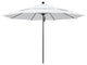 11' Fiberglass Umbrella Bronze, Olefin, White, 11'