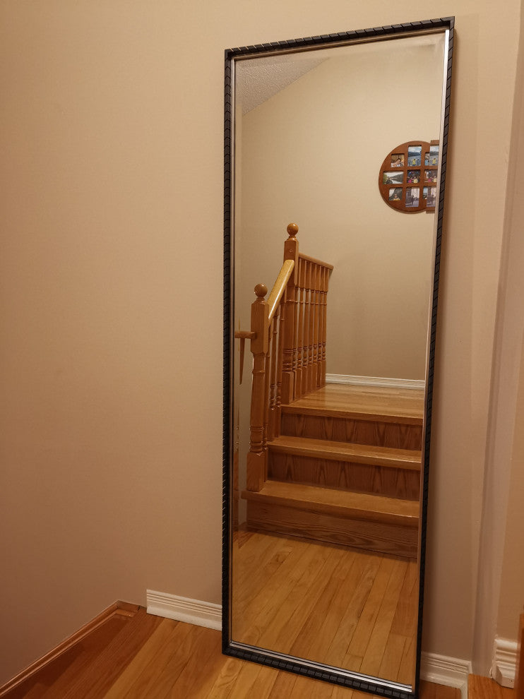 metal wall or floor mirror