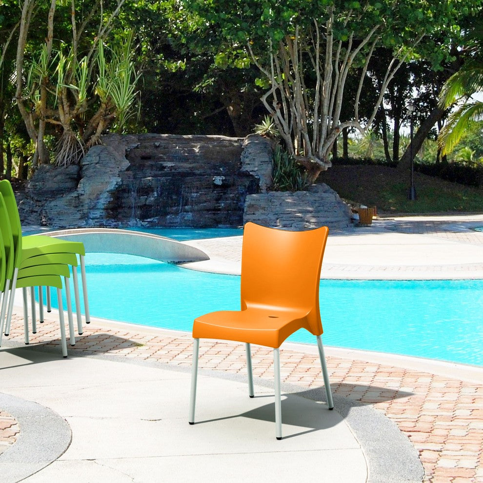 Compamia Juliette Dining Chairs, Set of 2, Orange
