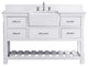 Wesley 54" Bathroom Vanity, White