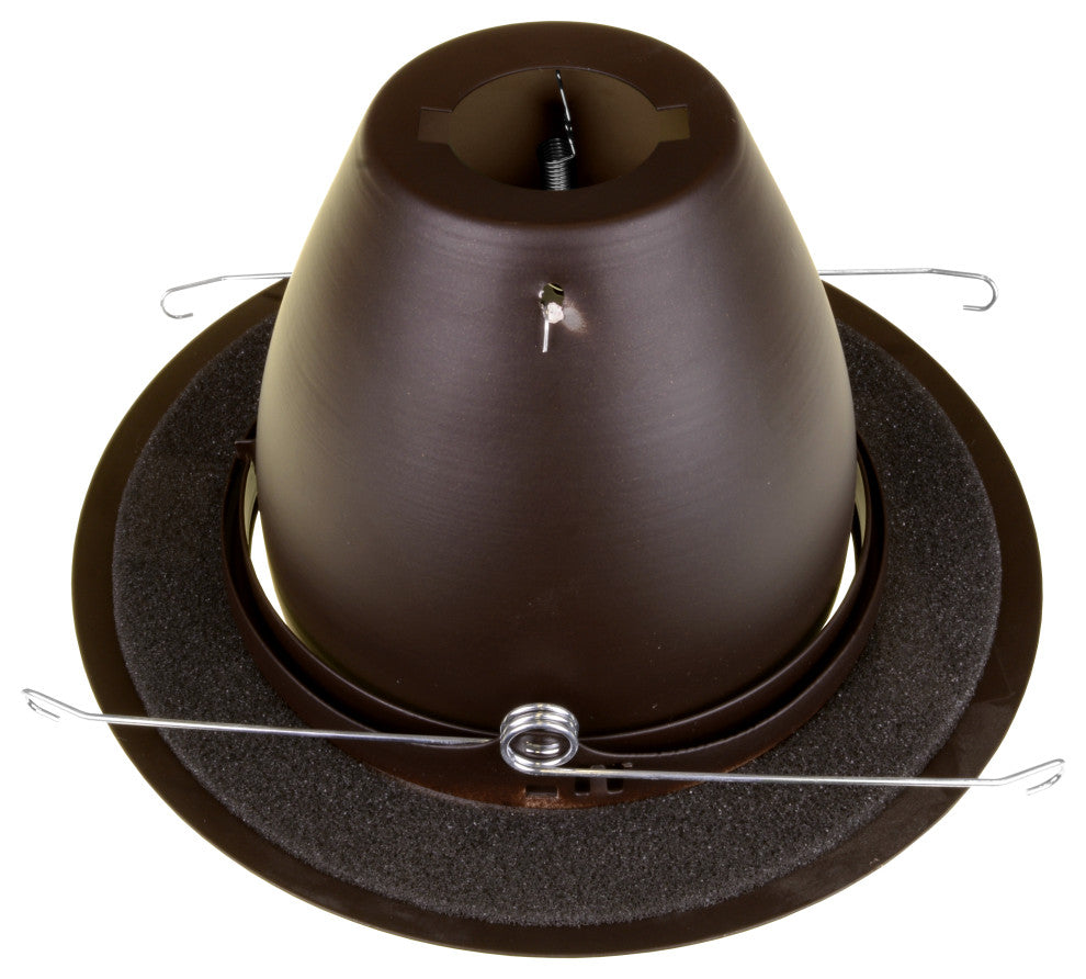 NICOR 6-inch Recessed Baffle Cone Trim in White, Oil-Rubbed Bronze