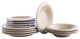 Porto by Porto by Stone Lain Aro Stoneware Dinnerware Set, Green Matte, 12-Piece