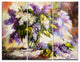 "Lilac Bouquet in a Vase" Metal Wall Art, 3 Panels, 36"x28"