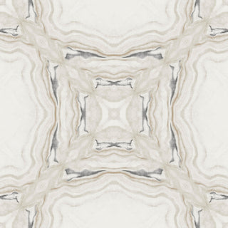 Gray and Black Metallic Stone Kaleidoscope Wallpaper