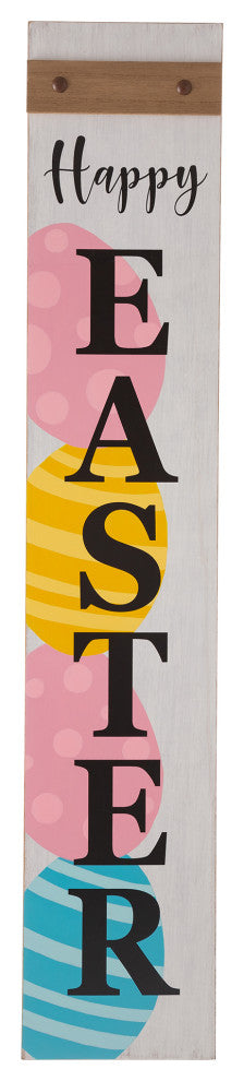 42"H Wooden "HAPPY EASTER" Porch Sign