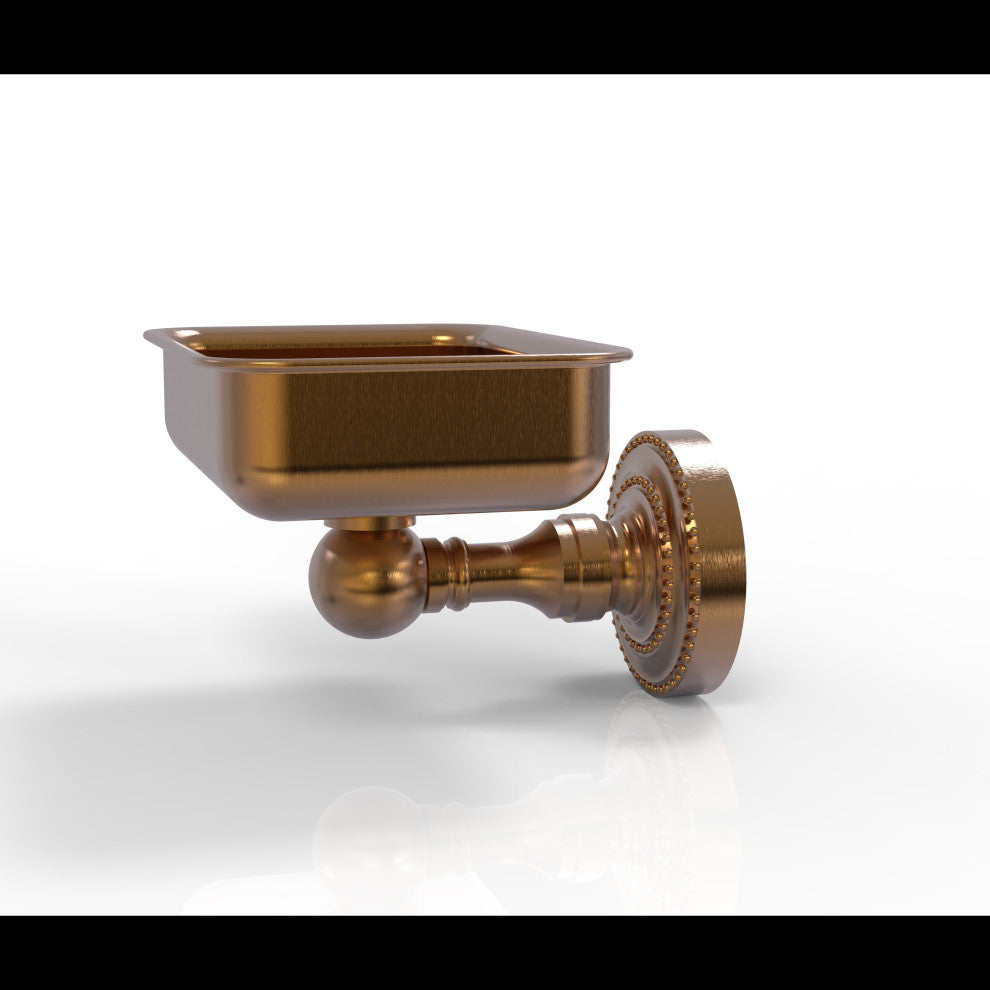 Dottingham Wall Mounted Soap Dish, Brushed Bronze