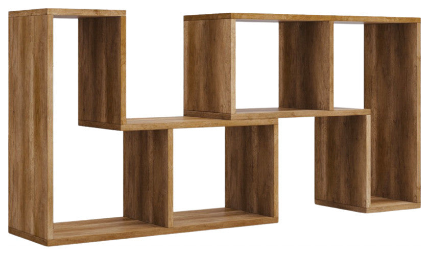 ANALI Modular Bookcase, Country Oak