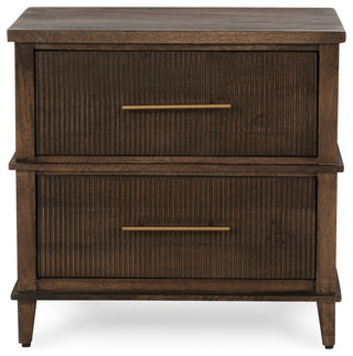 Westlake 2-Drawer Mango Wood Nightstand