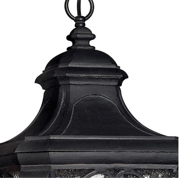 Hinkley Trafalgar 3 Light Museum Black Hanging Lantern, 1312MB