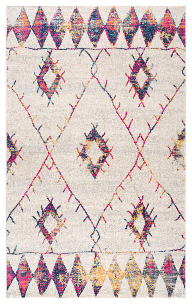 Rug Branch Contemporary Boho  Beige Blue Indoor Area Rug - 9x12