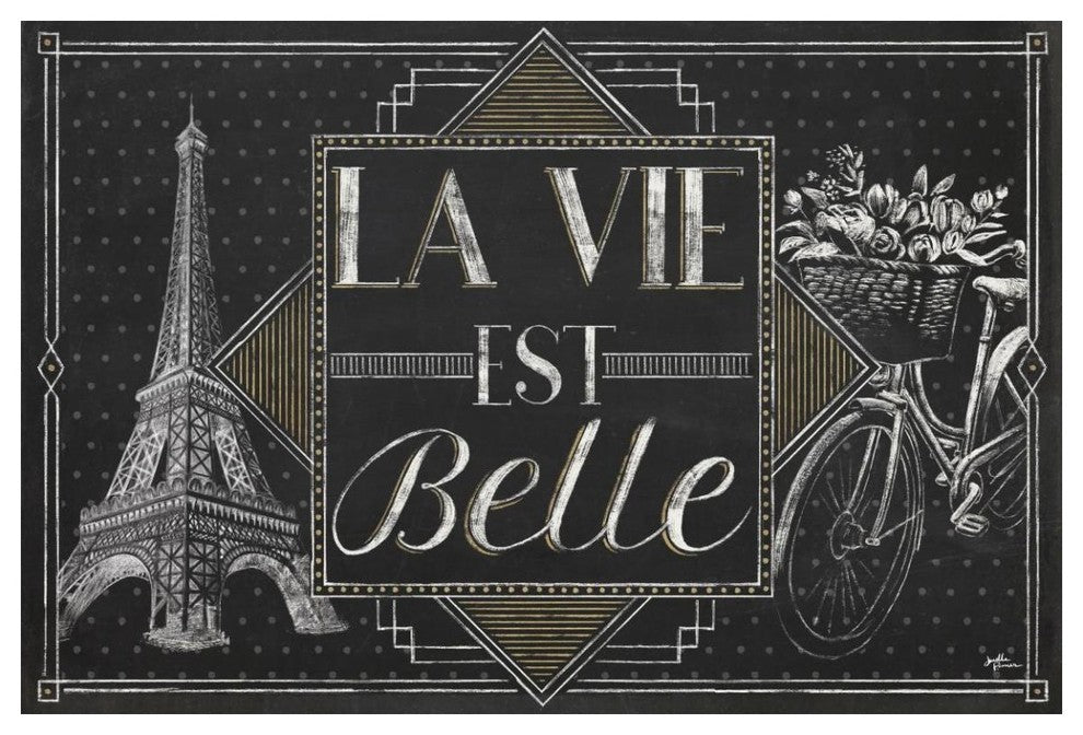"Vive Paris II" Digital Paper Print by Janelle Penner, 50"x34"