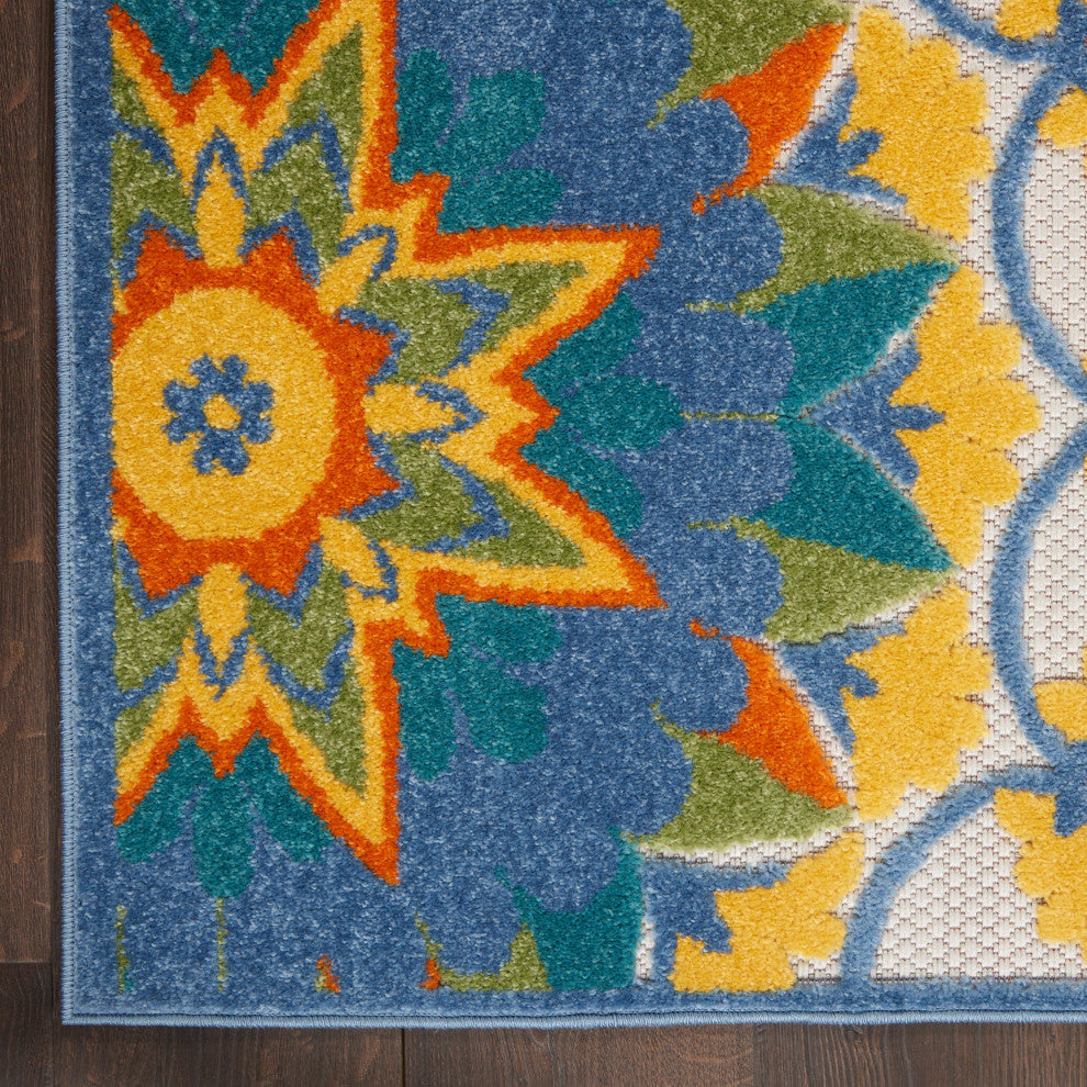 Nourison Aloha 7' x 10' Multicolor Transitional Area Rug