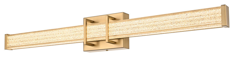 Home Living 31" Led Wall Sconce, Satin Gold