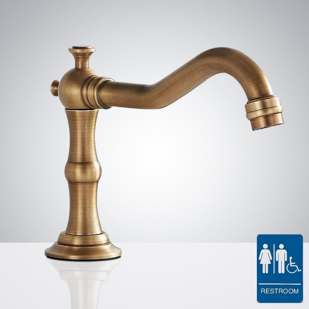 Fontana Commercial Antique Automatic Hands Free Sensor Faucet