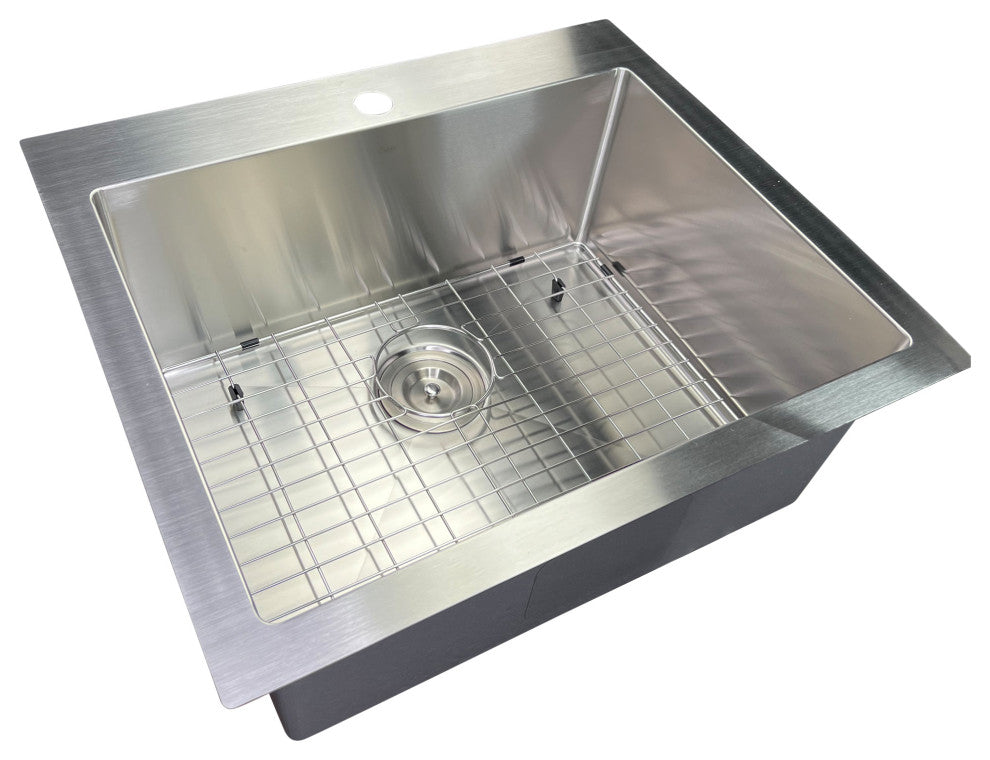 Nantucket Sinks' SR2522-16 Pro Series Small Radius Topmount Sink SR2622-16