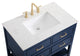 Home Living 36" Single Bathroom Vanity, Blue