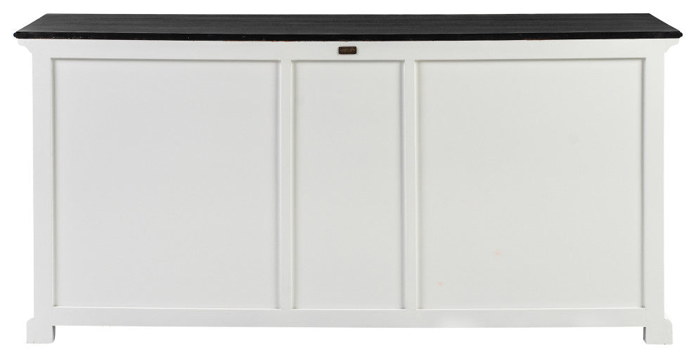 Classic White and Black Halifax Contrast Buffet