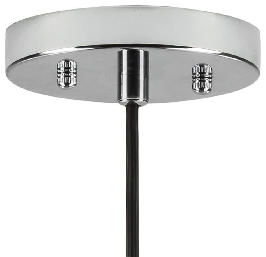 Andante Industrial Factory Pendant, Polished Chrome
