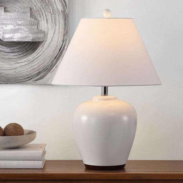 Safavieh Etren Table Lamp Ivory