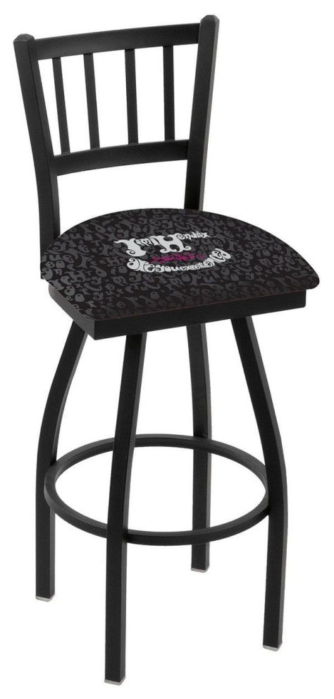 Holland L018 Jimi Hendrix AYE Jumble 30" Swivel Bar Stool - Black