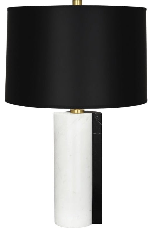 Robert Abbey 889B One Light Table Lamp Jonathan Adler Canaan Carrara/