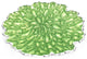 Moss Centerpiece Plate, Green, Silver, 13"x1.5"