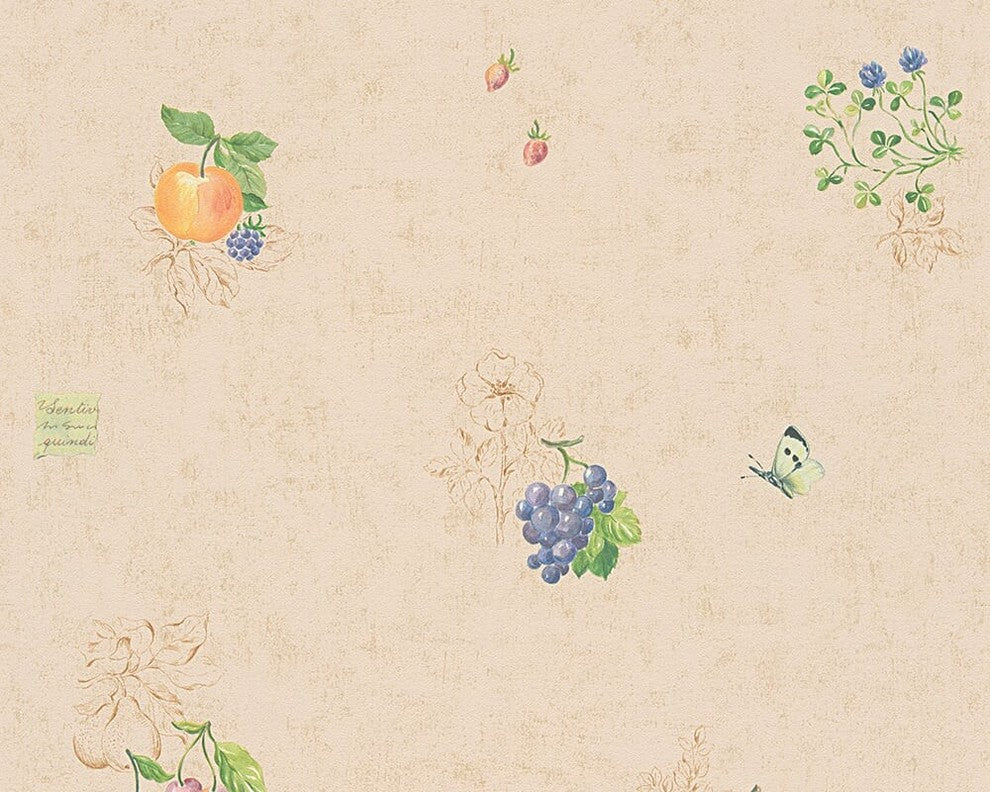 Dekora Natur 6, Naturally Multifaceted Beige, Coloured Wallpaper Roll