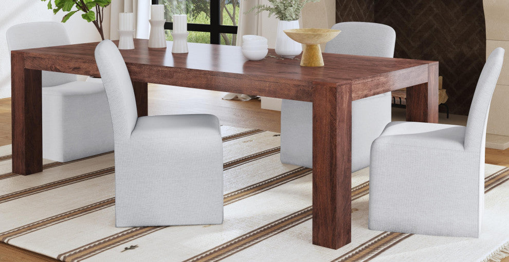 Walsh Dining Table - Rustic Brown Mango
