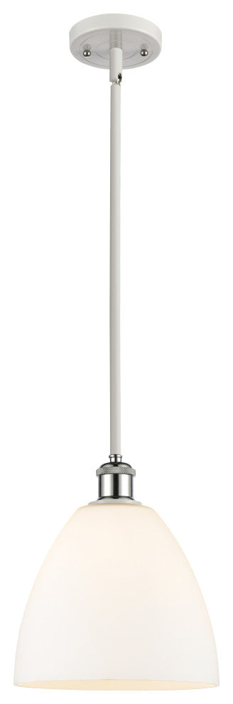 Innovations 516-1S-WPC-GBD-91-LED 1 Light Pendant, White, Polished Chrome