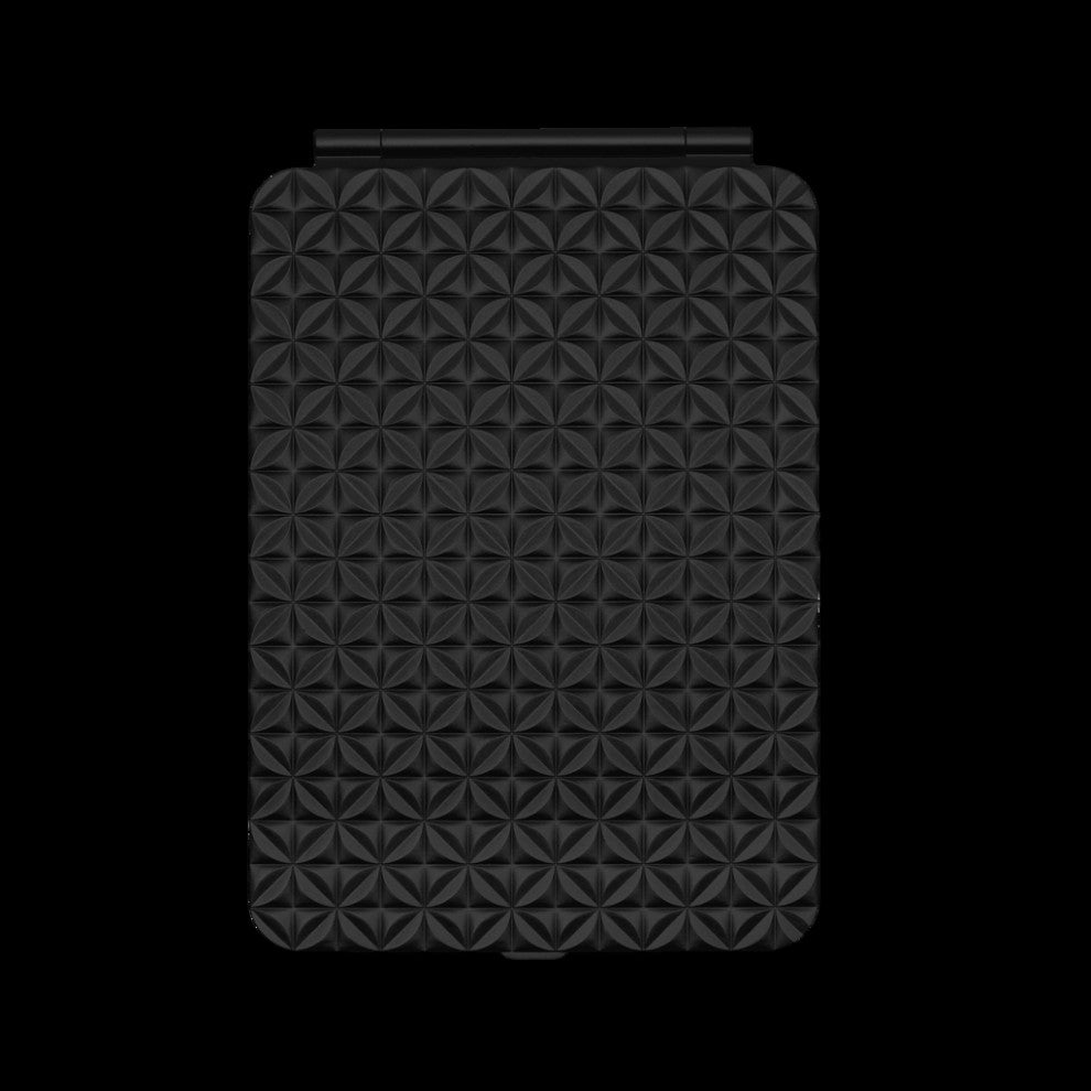 Fleur Touch Pad Mini Tri Tone Led Makeup Mirror, Black