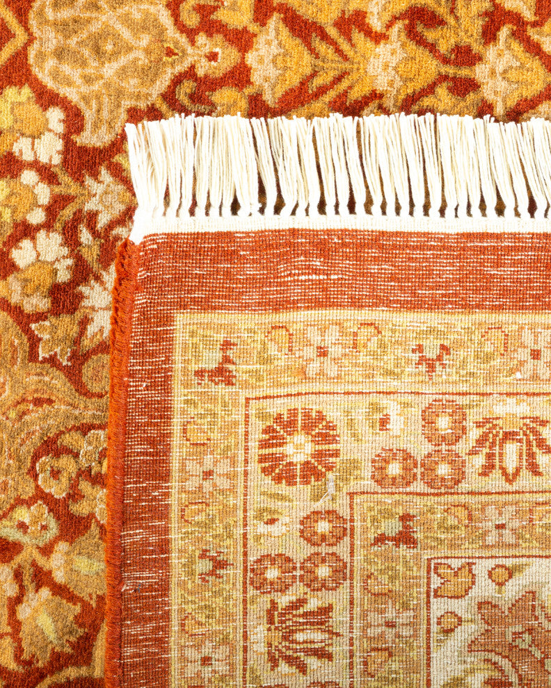 Khatun One-of-a-Kind Hand-Knotted Area Rug Orange, 8'3"x10'2"