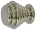 Designer Cabinet Knob, Polished Nickel
