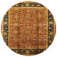 Ahgly Company Indoor Round Mid-Century Modern Area Rugs, 5' Round