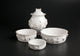 Dog Treat Jar, White