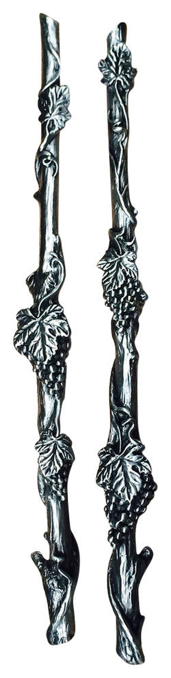 Large Grapevine Handle, Antique Bronze, Left