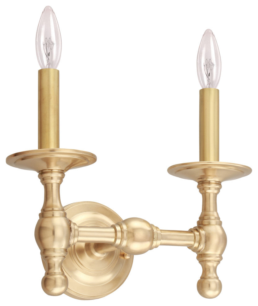 Innovations 602-2W-NB Sonia 2 Light 11" Sconce, Natural Brass
