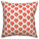 Watercolor Strawberry 18x18 Spun Poly Pillow