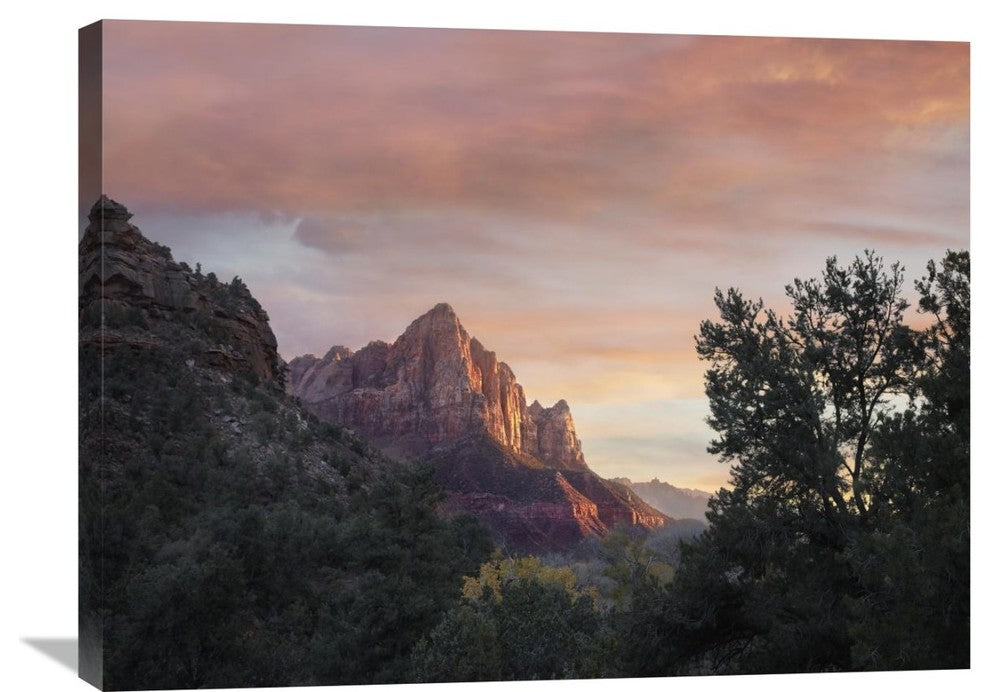 "The Watchman, Zion National Park, Utah" Artwork, 32" x 24"