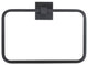 Italia TR6302 Trieste Matte Black Towel Ring