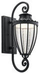 Kichler Wakefield 1 Light Large LED Outdoor Wall Light in Textured Black