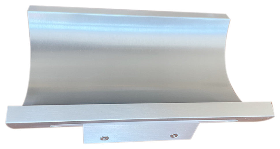 Alumilux Diverge 5"H 2-Light LED Outdoor Wall Sconce Solid Satin Aluminum by ET2