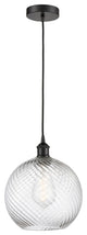 Innovations 616-1P-BK-G1214-10-LED 1-Light Mini Pendant, Matte Black