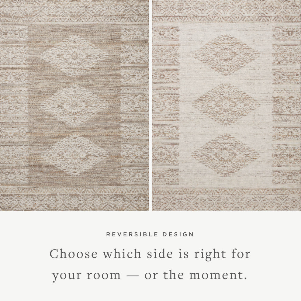Angela Rose x Loloi Rivers Lilac / Ivory 7'-9" x 9'-9" Area Rug