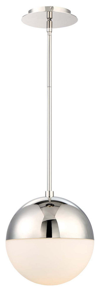 Modern Forms Punk 10" LED Pedant, Polished Nickel